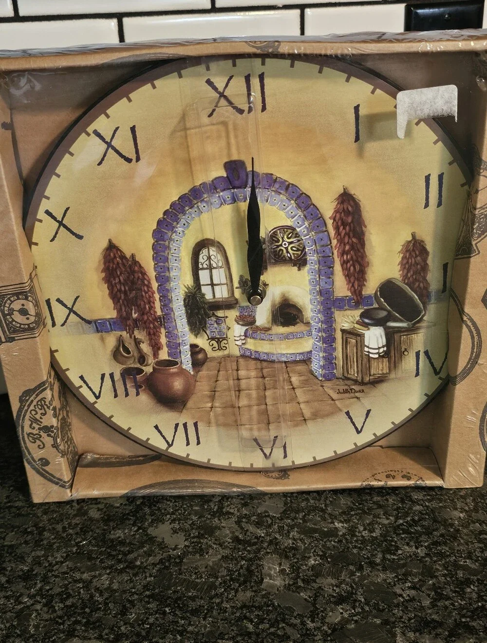 Judith Durr La Cocina Wall Clock 12